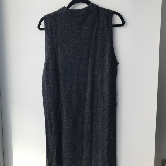 Wilfred wool sweater sleeveless in dark grey - Picture 5 of 5